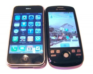HTC Magic vs. iPhone (primera generación)